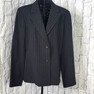 **RAFAELLA Pinstriped Blazer Jacket‎ Size 14